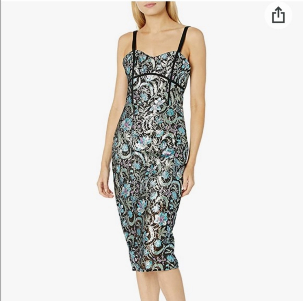 ELLIATT Cosmology Corset Sheath Dress